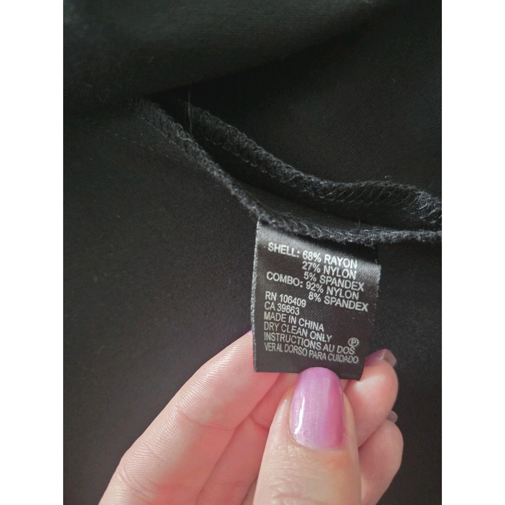 Catherine Malandrino Rhea party dress Black Off Shoulder Fit Flare Sz 0 Cocktail - Picture 15 of 15